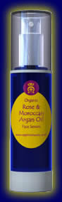 Rose and Argan Face Serum part of the natural skin care range from Sapphire Natural Beauty