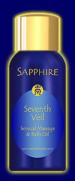 Seventh Veil Sensual Bath and Massage Oils - from Sapphire Natural Beauty
