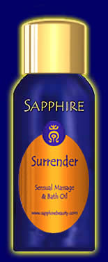 Surrender - Sensual Bath and Massage Oils - from Sapphire Natural Beauty