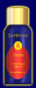 Union - Sensual Bath and Massage Oils - from Sapphire Natural Beauty